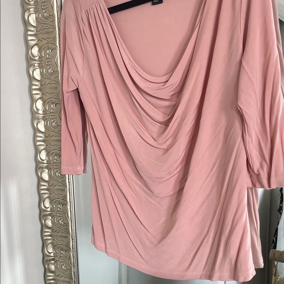 H&M Soft Pink Draped Blouse - Picture 3 of 9